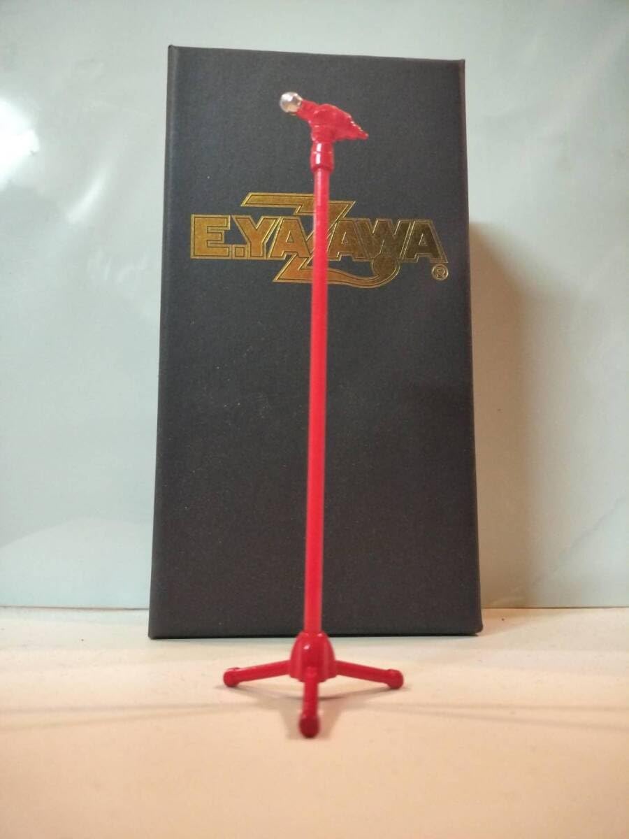 矢沢永吉✦E.YAZAWA✦マイクスタンド型オブジェ✦新品 矢沢永吉✦E