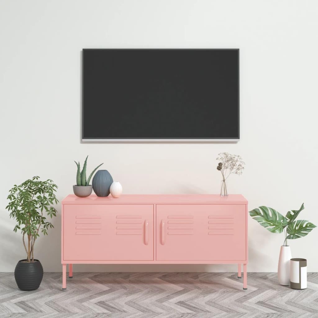 Amazon.com: WEMYUFURN TV Cabinet Pink 41.3