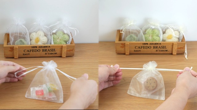 Amazon | Magicfour オーガンジー 巾着袋 50枚 ラッピング 袋 小