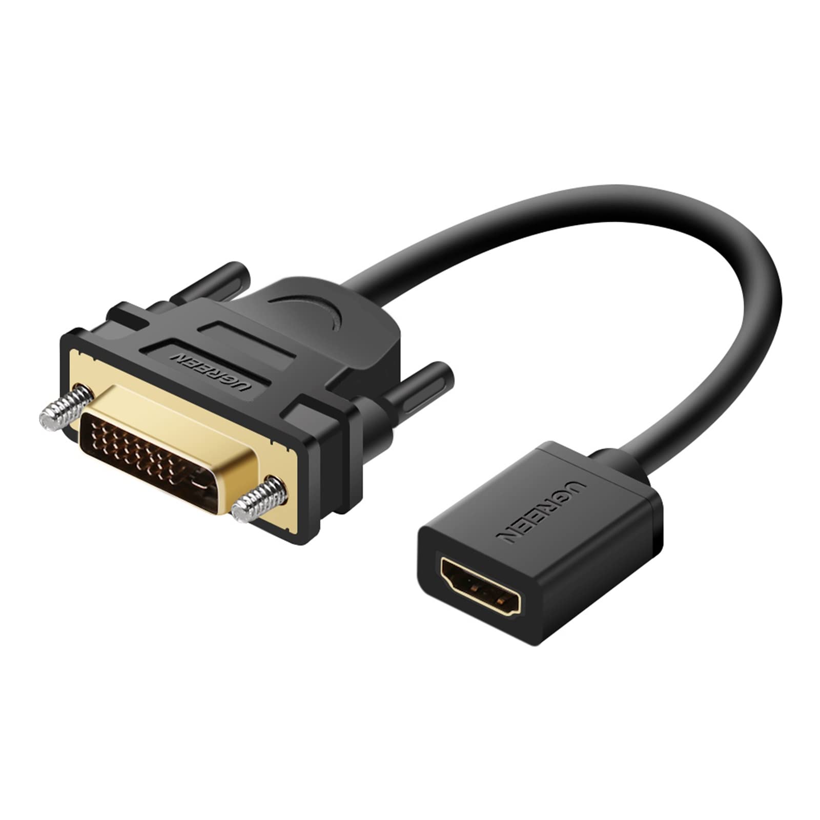 Amazon | UGREEN HDMI DVI 変換ケーブル 双方向伝送 DVI-D 24+1 1080P