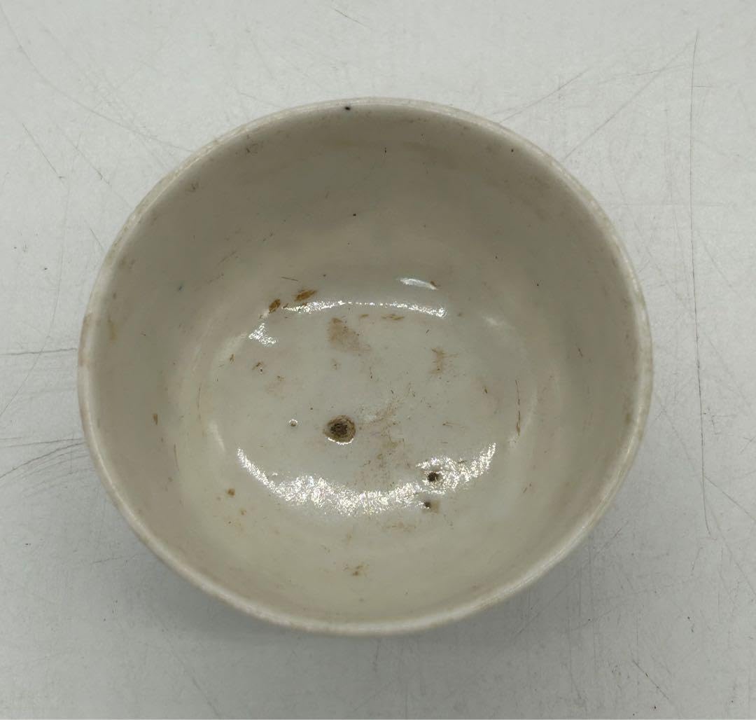 五彩 南蛮人紋小杯① 茶器 送料込み0621 五彩 南蛮人紋小