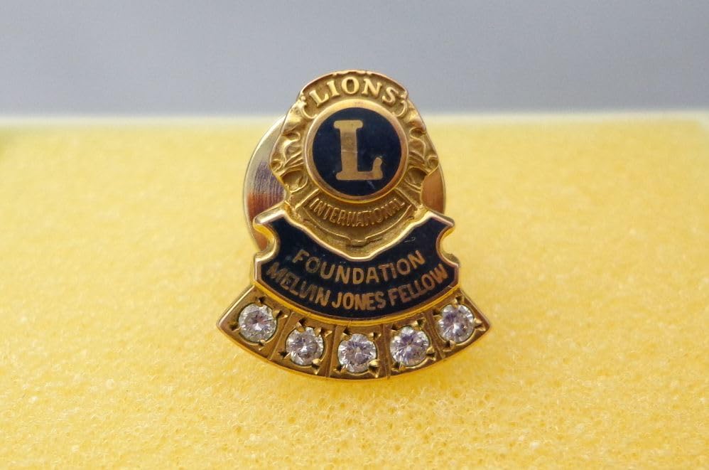 ◇ライオンズクラブ 帽子と七宝製ピンバッジ48個 1個は元会長10K