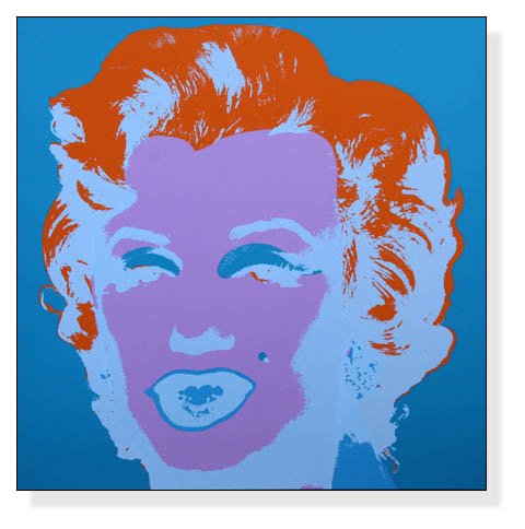 額装品/Sunday B ゴールデンマリリン 証明書付/ウォーホル 額装品