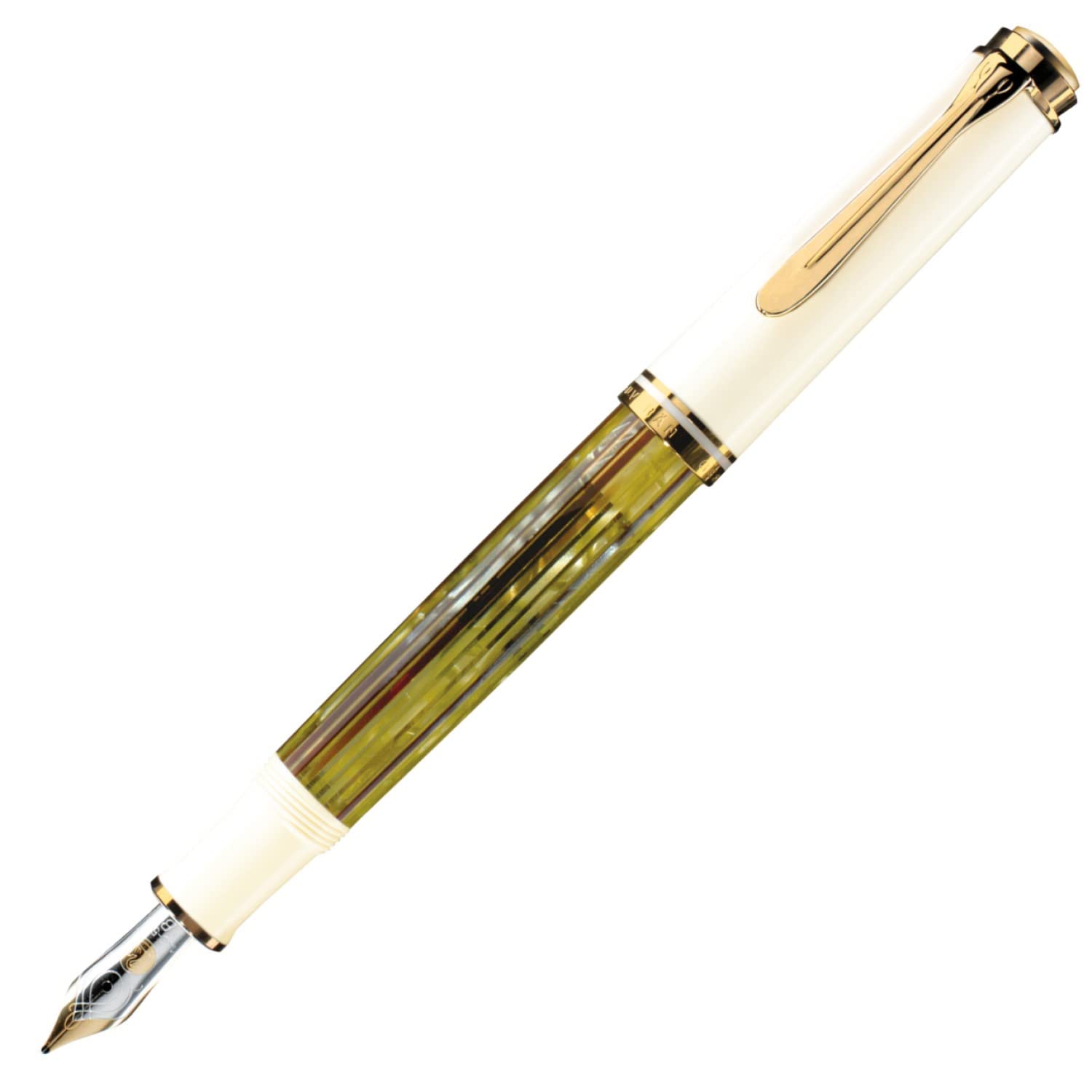 Amazon | Pelikan ペリカン 万年筆 B 太字 スーベレーン ホワイト