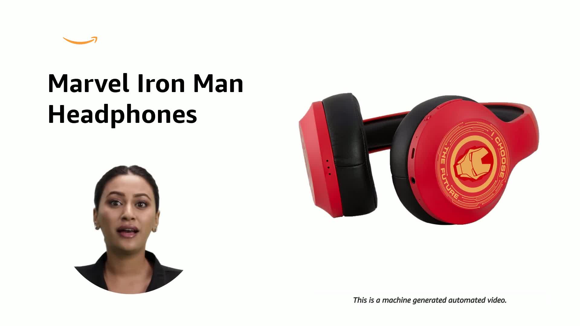 Disney Marvel Marvel Iron Man Over The Ear Wireless Headphone