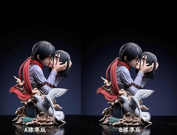 進撃の巨人エレンミカサガレージキットフィギュア 進撃の巨人 エレン