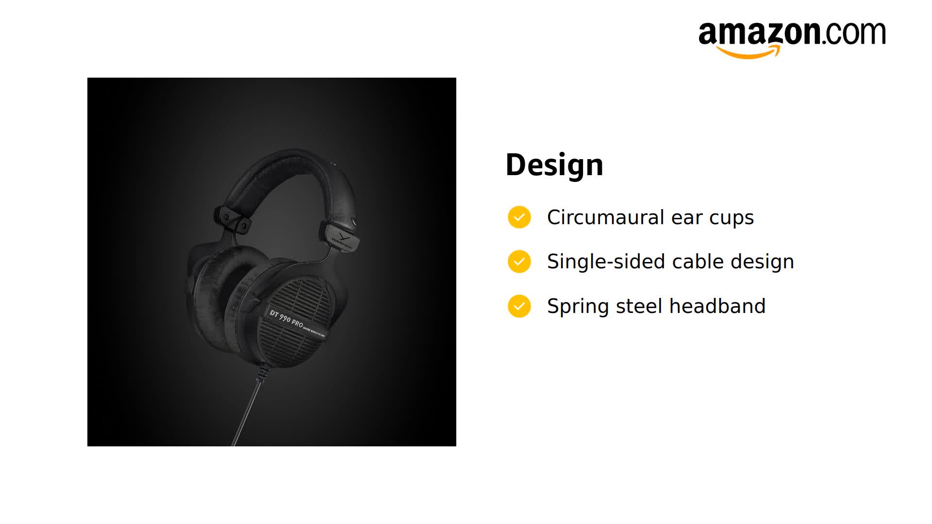 Amazon.com: beyerdynamic DT 990 Pro Over-Ear Studio Monitor