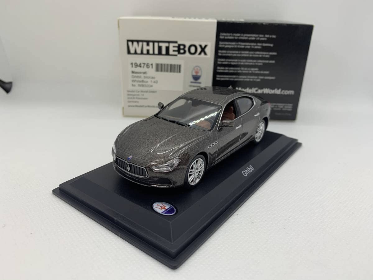 Maserati Ghibli ホワイト 1/43 ミニカー
