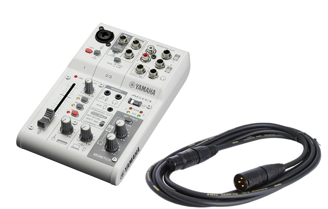 ☆ YAMAHA AG03 配信用ミキサー オーディオインターフェイス YAMAHA