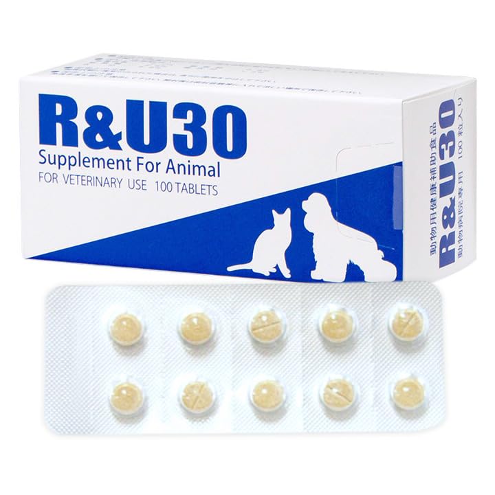 R&U30 動物用健康補助食品 100粒入り 2箱セット R&U30 動物用健康
