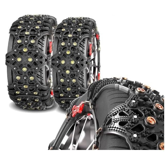 Amazon | スノー チェーン タイヤ チェーン 非金属 2枚 XF12 プラド