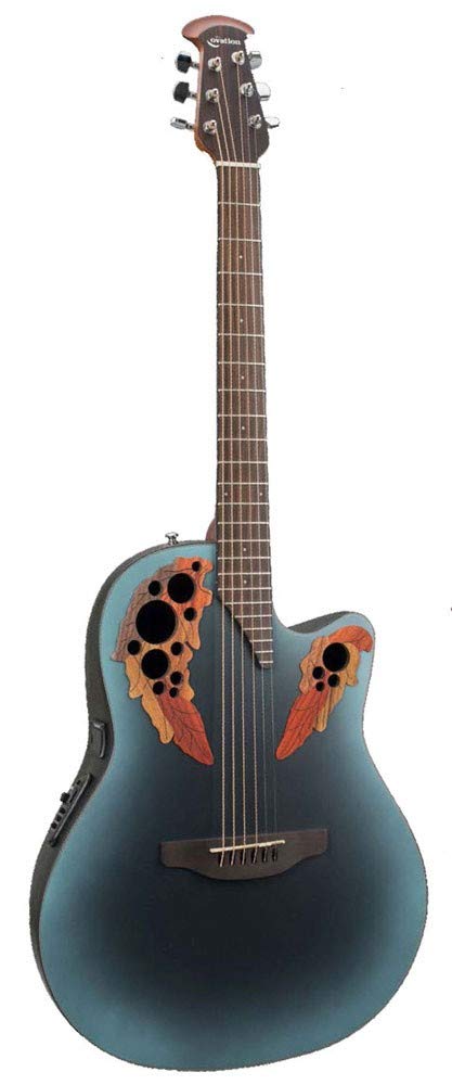 動作美品＞OVATION CC44 ケース付きブルー