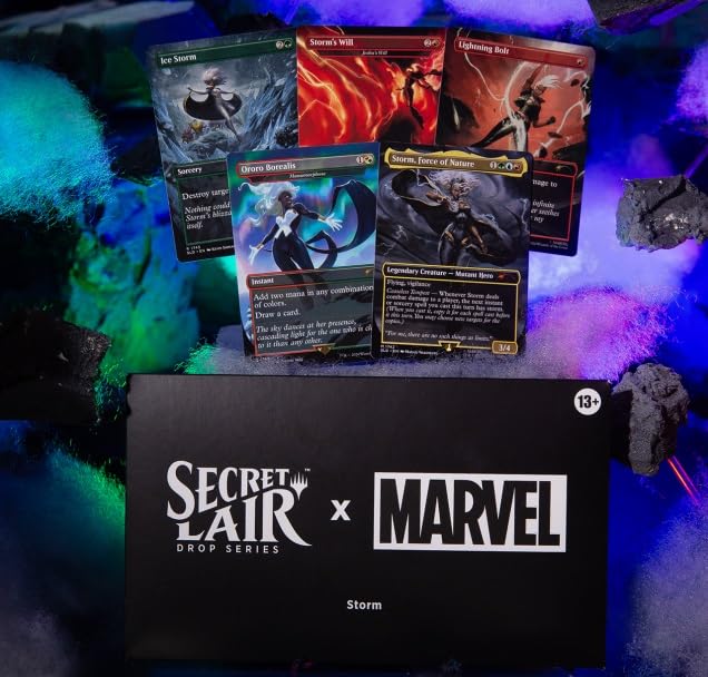 Amazon.com: MTG Secret Lair: Secret Lair x Marvel's Storm (Non