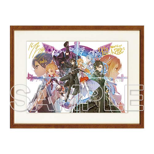 ソードアート・オンライン 直筆サイン入り複製原画 大電撃文庫展限定