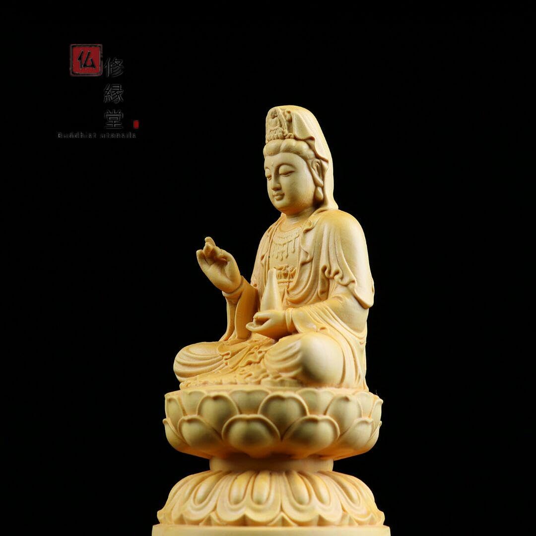 仏教工芸品 総柘植材 精密彫刻 極上品 木彫仏教 仏師で仕上げ品 四大