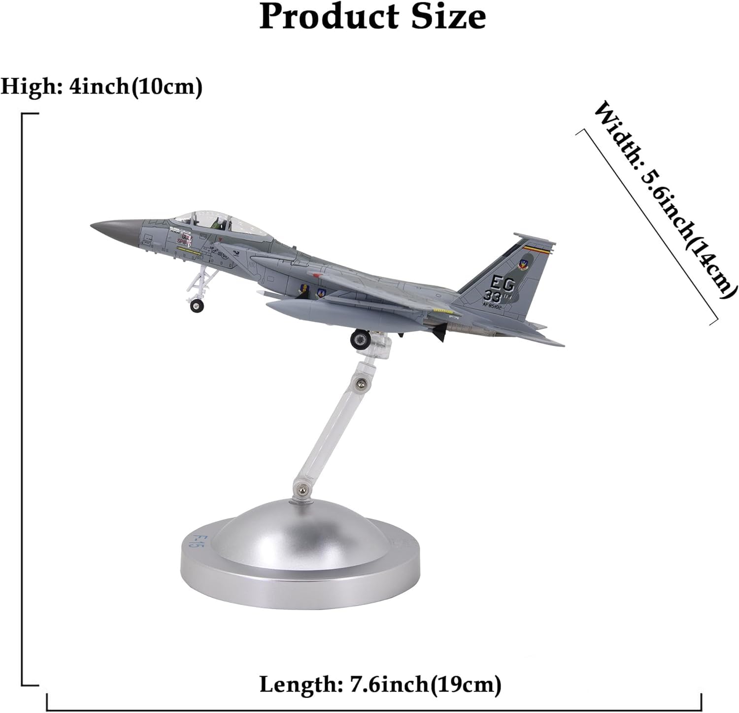Amazon | TANG DYNASTY(TM) 1/100 F-15 戦闘機 攻撃機 合金製 完成品