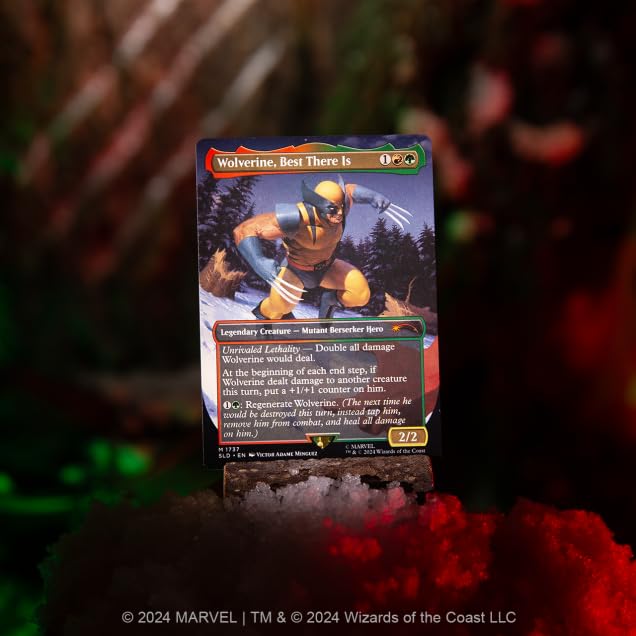 Amazon.com: Secret Lair x Marvel's Wolverine Foil Edition : Toys
