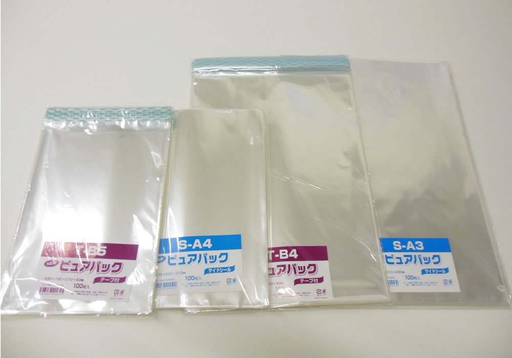Amazon.co.jp: エスティシー 透明 袋 ピュアパック S B5 100枚入