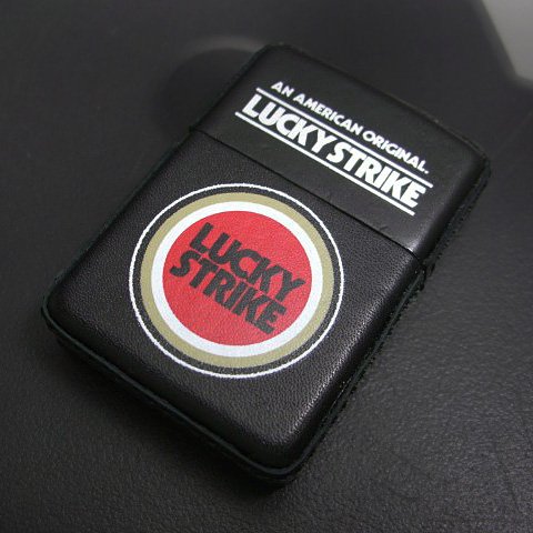 Amazon.co.jp: zippo LUCKY STRIKE 革巻き 1996年製造 : ファッション