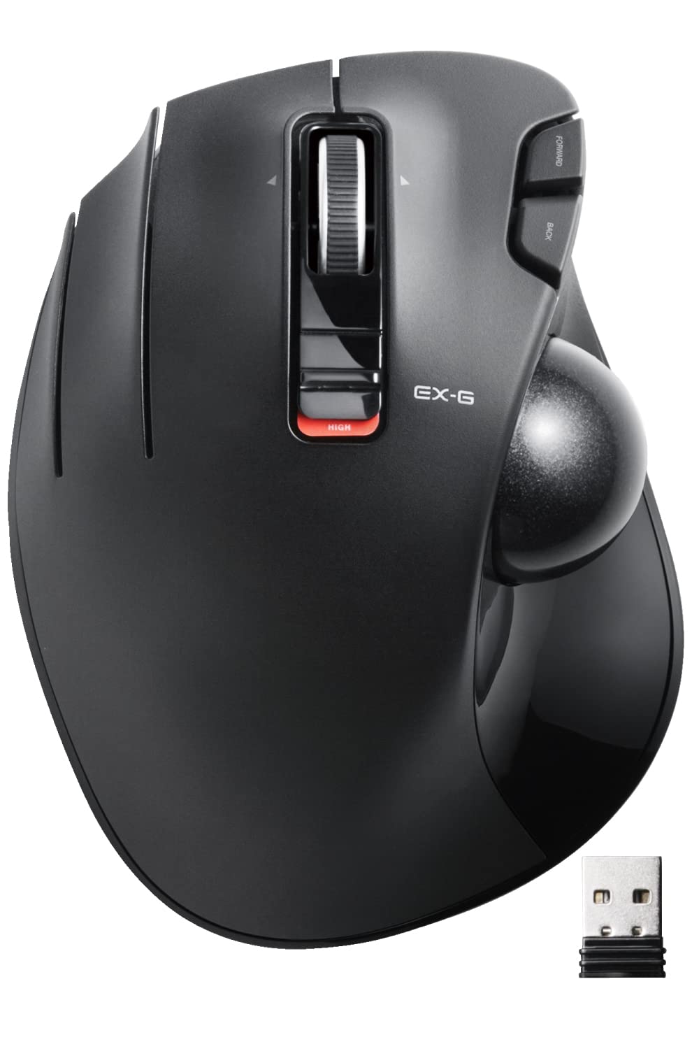 Amazon.co.jp: エレコム ワイヤレス トラックボールマウス EX-G 左手用