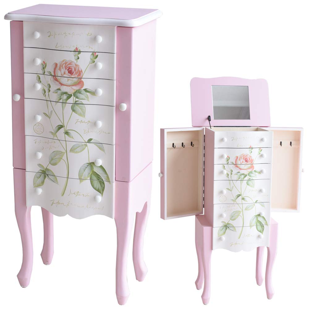 薔薇柄のヴィンテージ引き出し フランスヴィンテージ 【公式通販】