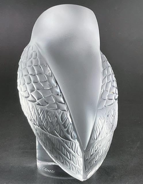 CRISTAL LALIQUE PARIS ラリック フクロウ ペーパーウェイト CRISTAL