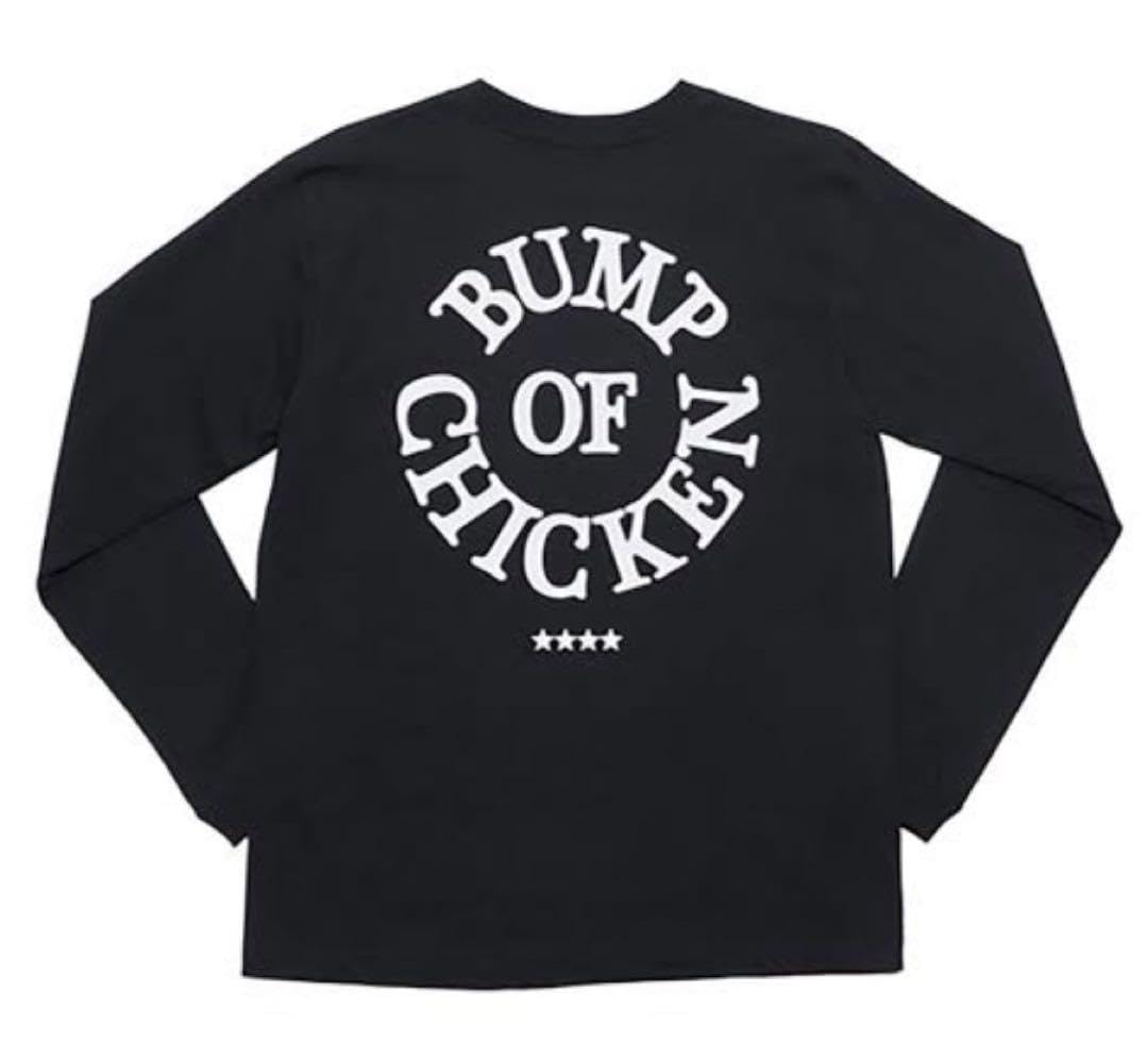 稀少】BUMP OF CHICKEN サークルロゴ ロンT 黒 S ☆260 稀少】BUMP OF