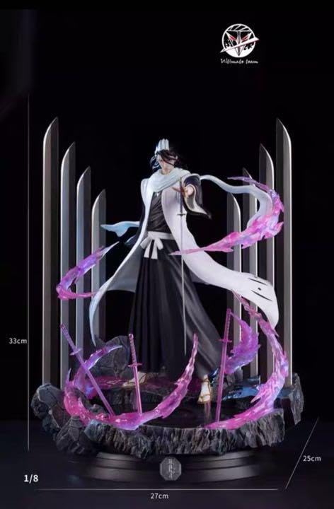 BLEACH 黒衣少年図 朽木白哉 ガレージキット ガレキ スタチュー Amazon