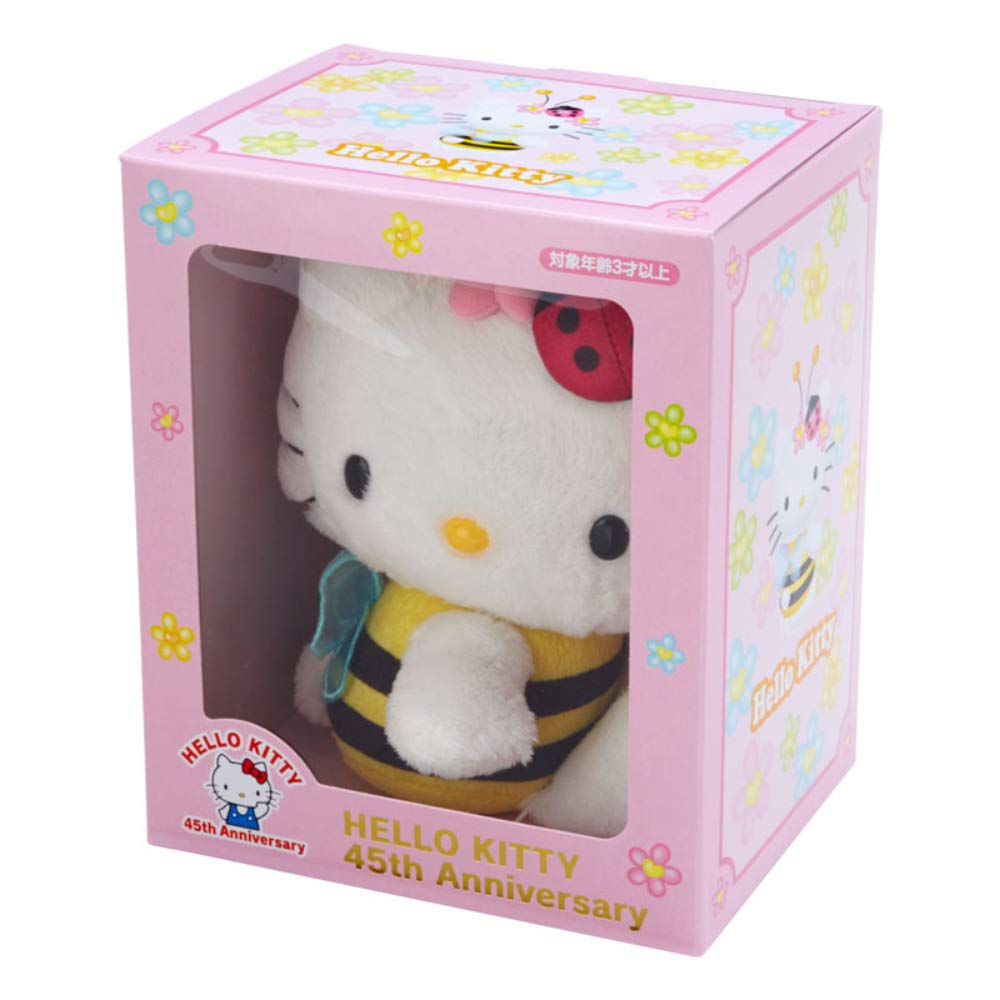 ハローキティ 45 th anniversary ミニブローチ 4点set ハローキティ 45