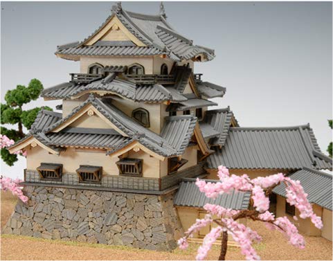 Amazon | ウッディジョー 1/150 彦根城＋ジオラマ・塗料セット 城郭