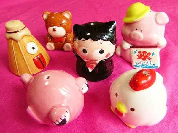 値下げ⭐️当時物昭和レトロ陶器人形】ねずみの親子