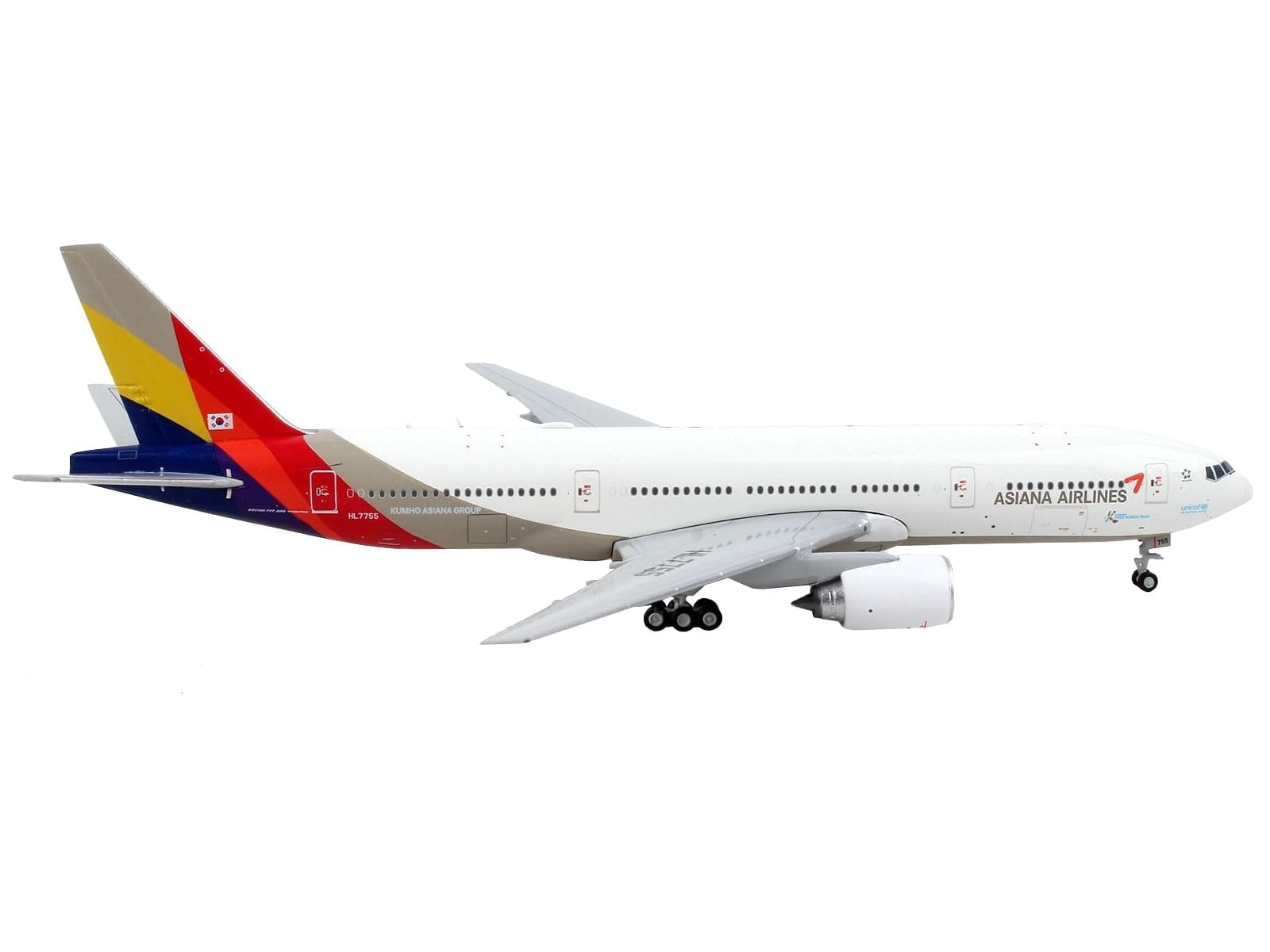22.アシアナ航空 ボーイング777-200/ER 1/400 ダイキャスト Amazon.co