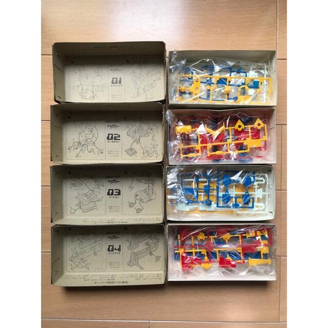 B アオシマ NEOミニ合体シリーズ デスファイター 4箱セット 未組立