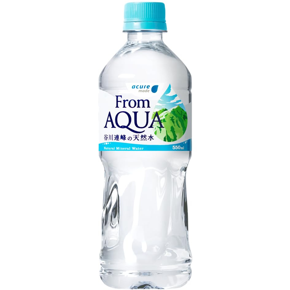 Amazon.co.jp: アキュアメイド From AQUA 谷川連峰の天然水 550ml×24本