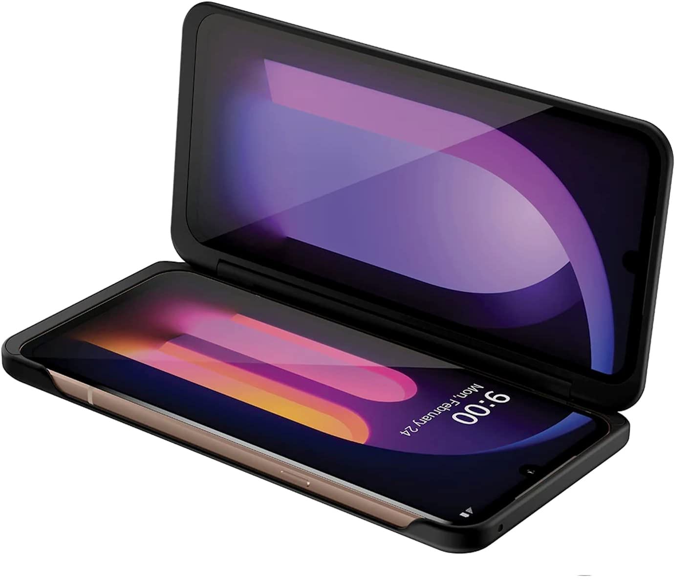 Amazon.com: Dual Screen Case for LG V60 ThinQ 5G - Black (LM-V605N