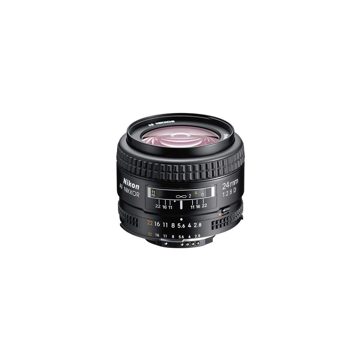 Nikon AF FX NIKKOR 24mm f/2.8D Fixed Zoom Lens with Auto Focus for
