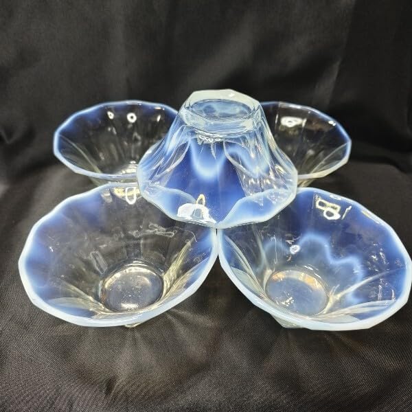 大正 ウランガラス かき氷カップ コレクション 骨董品 食器 テーブル