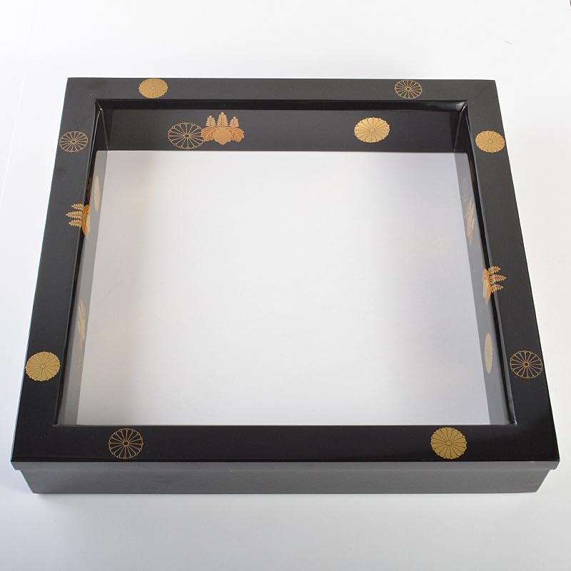 Amazon.co.jp: 茶道具 蒔絵師 村田宗覚作 高台寺蒔絵 炉縁 共布共箱 C