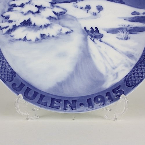 1915年 ロイヤルコペンハーゲン イヤープレート デンマークの冬景色