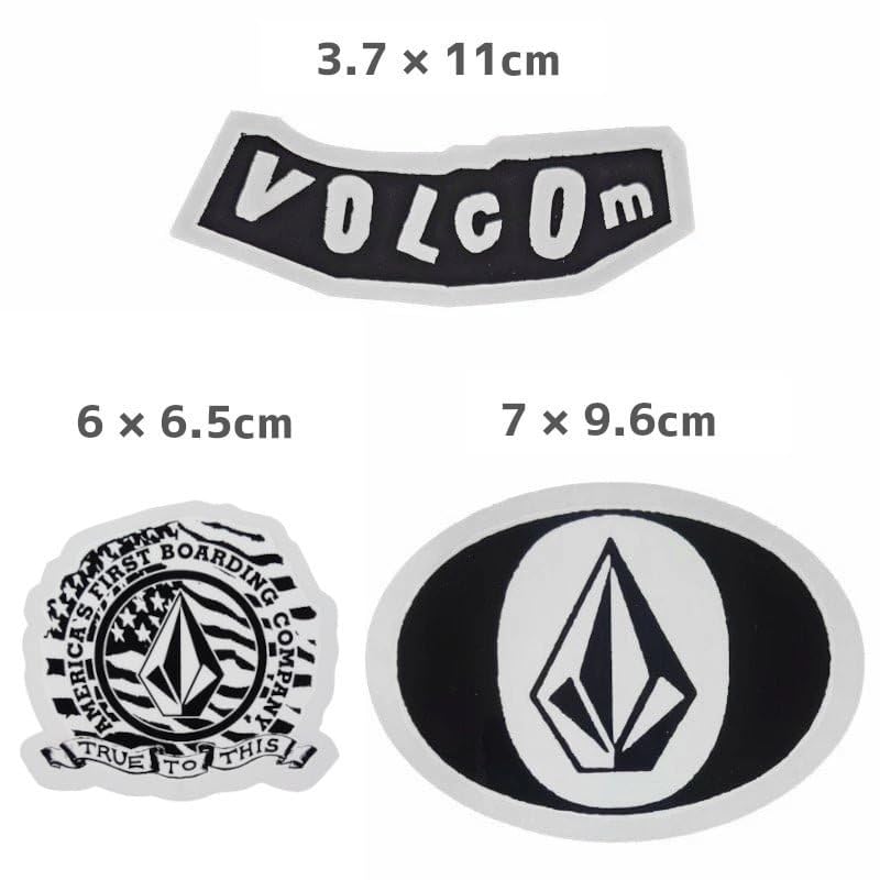 VOLCOM ステッカー 40点 ボルコム まとめ売り 髑髏 魚 宇宙人 VOLCOM