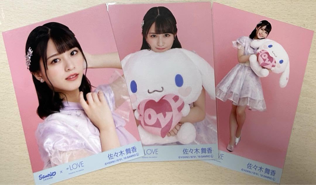 佐々木舞香イコラブ シナモロールコラボ2025 生写真 直筆 シナモン