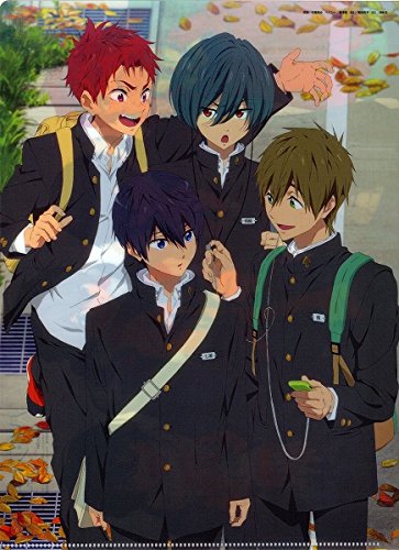 ハイスピード ハートアップ クリアファイル 七瀬遙 橘真琴 桐嶋郁弥