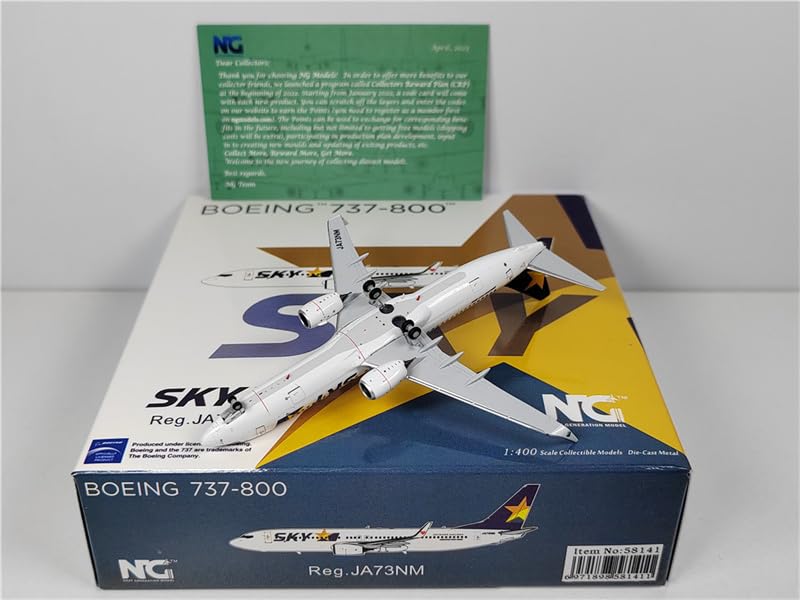 SKYMARK 737-800 スカイマーク JA73NM NG 1:400 Amazon.com: ACE HOBBY
