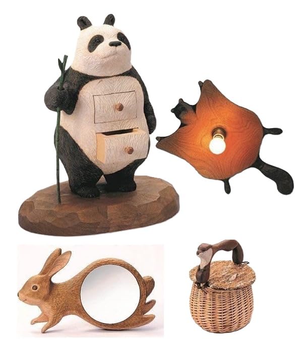 Amazon | KIYATA 木工アート ミニチュアコレクション 全4種セット