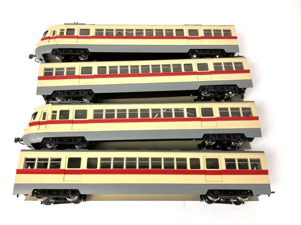 谷川製作所 名鉄3400系旧形 車体バラキット4両セット、台車入 谷川