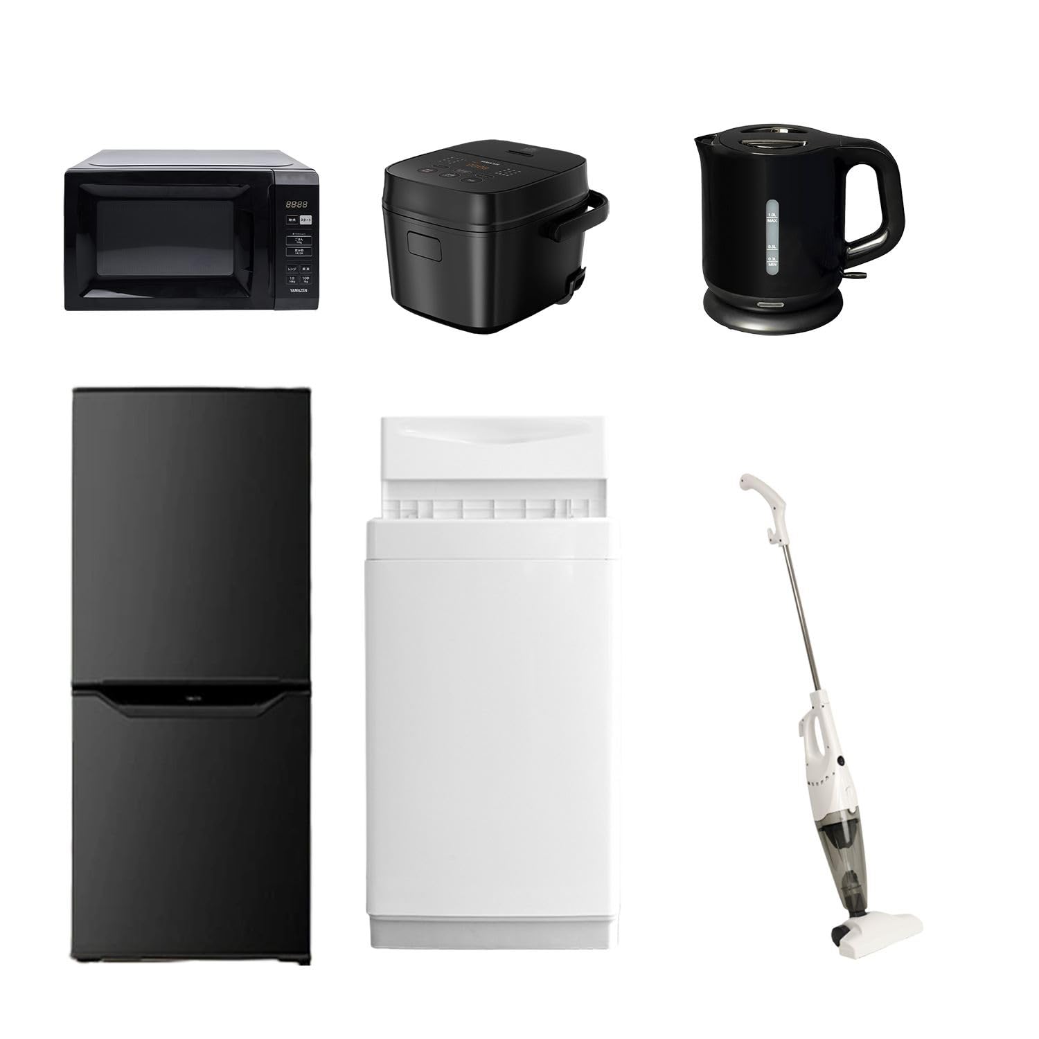 Amazon | [山善] 【新生活家電6点セット】 家電セット 冷蔵庫106L 洗濯