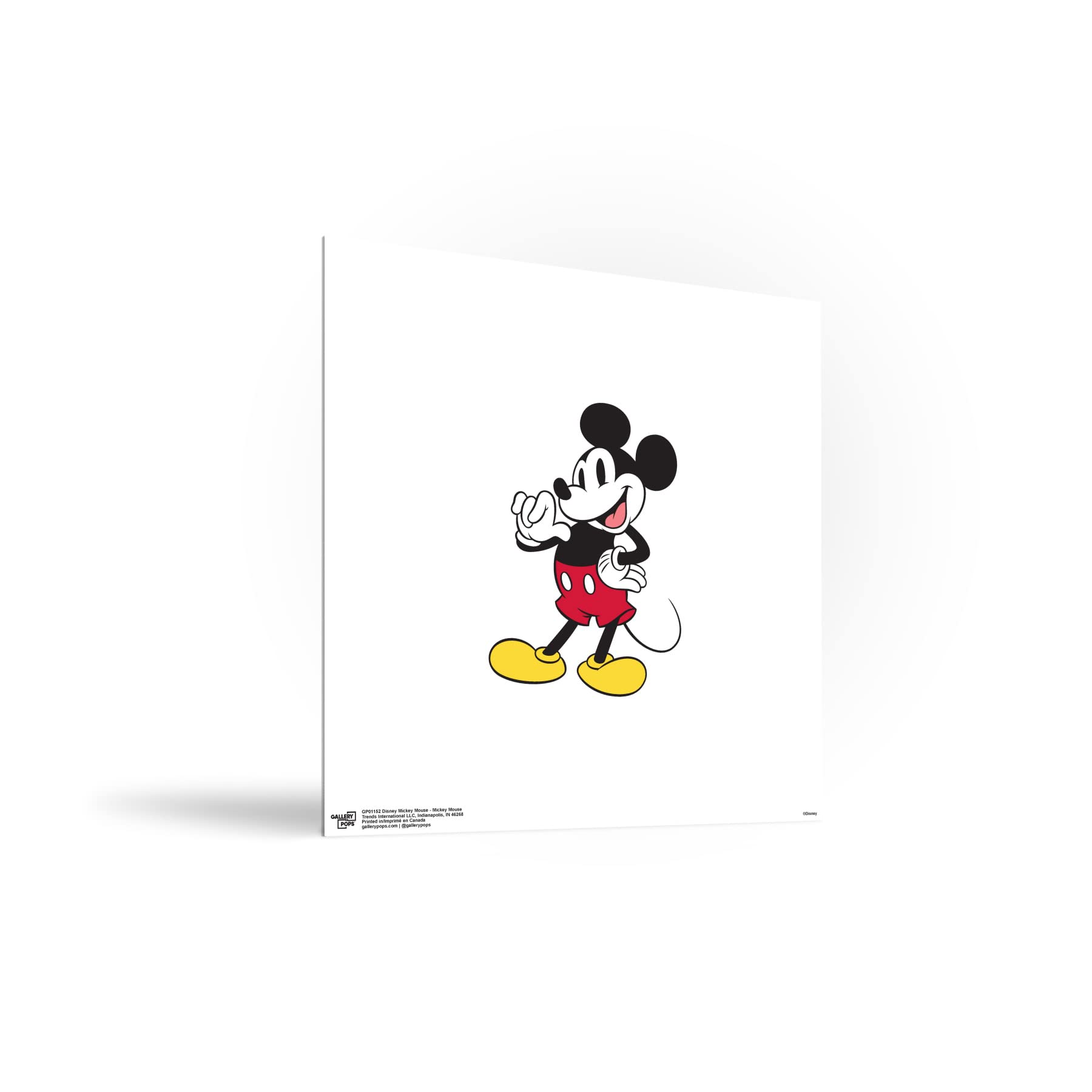 ミッキーマウス「手のひら」99/1500シルクスクリーン額入り アート