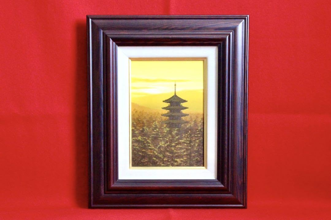 こころの風景コレクション【朝隈敏彦 朝焼けの興福寺】 【公式通販】