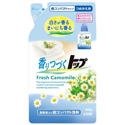 LION 香りつづくトッブ フレッシュ カモミール 洗濯洗剤 柔軟剤入り