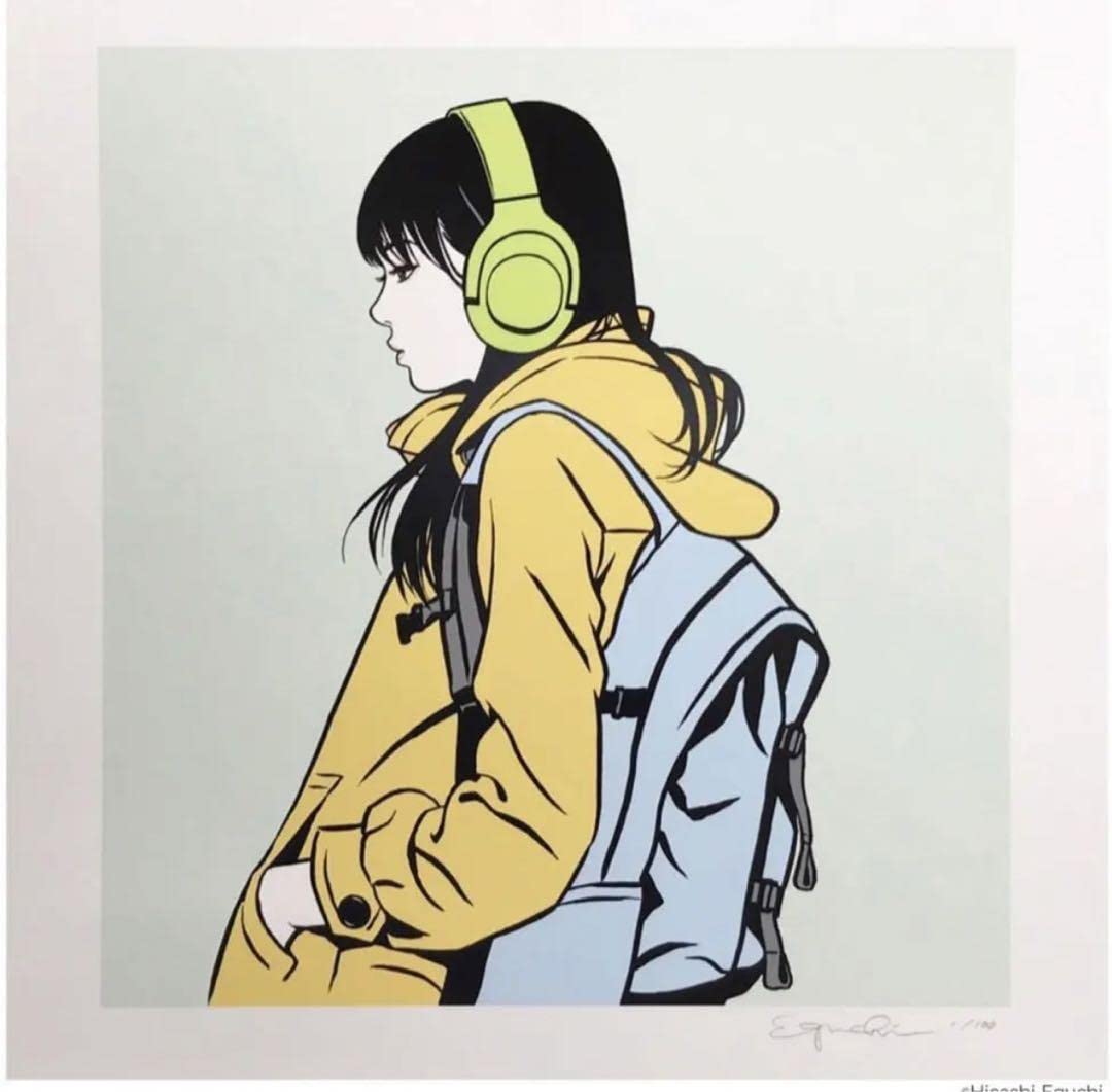 Amazon.co.jp: 江口寿史 kotoba Tonari no Zingaro 版画 ED100 : おもちゃ